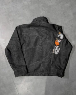 Devil (Embroidered Denim Jacket)