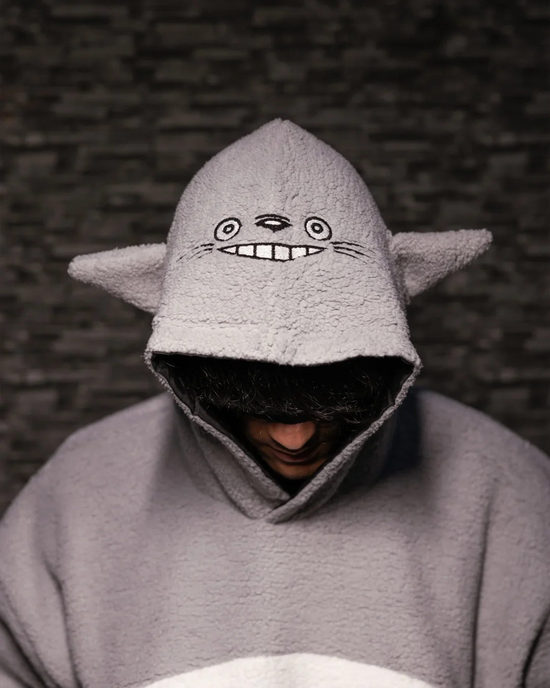 Neighbour (Embroidered Sherpa Hoodie)
